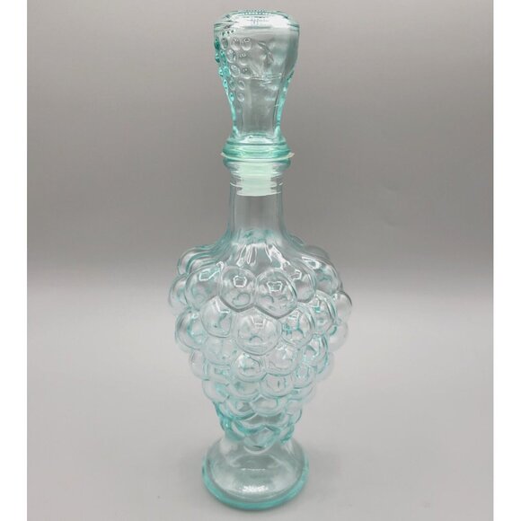 Vetreria Etrusca Mod Dep Glass Wine Decanter Italy Aqua Glass 500 ml - Picture 1 of 6
